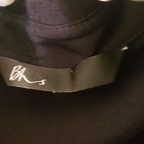 BHS Button Down Black Professional 3/4 Sleeve Top - Picture 6 of 8